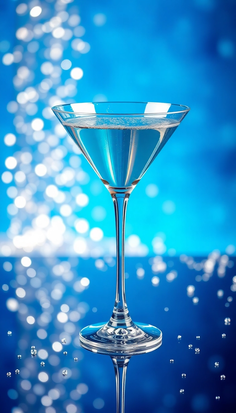 HD iPhone Glamorous Cocktail Glass Exquisite Background Royalty-Free Stock Photo
